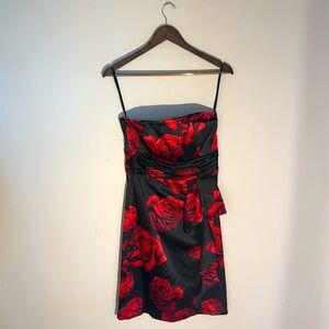 White House Black Market strapless dress.